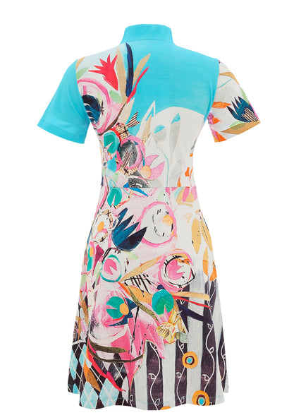 DOLCEZZA 'DAYDREAM' ZIP DRESS - STYLE 26666