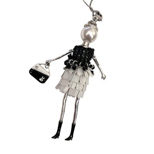 French doll necklace Coco Chanel