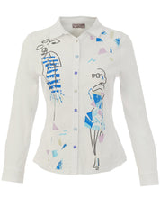 Load image into Gallery viewer, DOLCEZZA COLOURS OF THE WIND' BLOUSE - STYLE 26673
