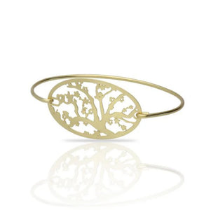 Almond blossom gold bracelet