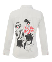 Load image into Gallery viewer, DOLCEZZA abstract shirt 26152.

