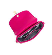 Load image into Gallery viewer, Black caviar Antonia Magenta Crossbody Bag
