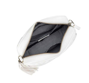 Black Caviar Mattea Crossbody White Bag