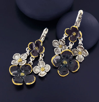 TARATATA - LEVER BACK EARRINGS FANTAISIE HORTENSIA