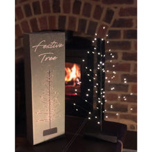 Load image into Gallery viewer, Led light table festive tree black
