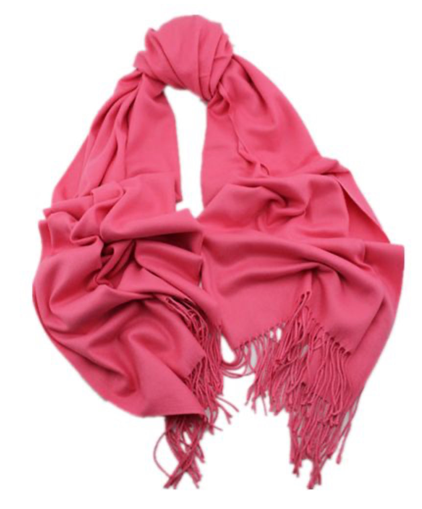 Cashmere luxurious scarf soft pink