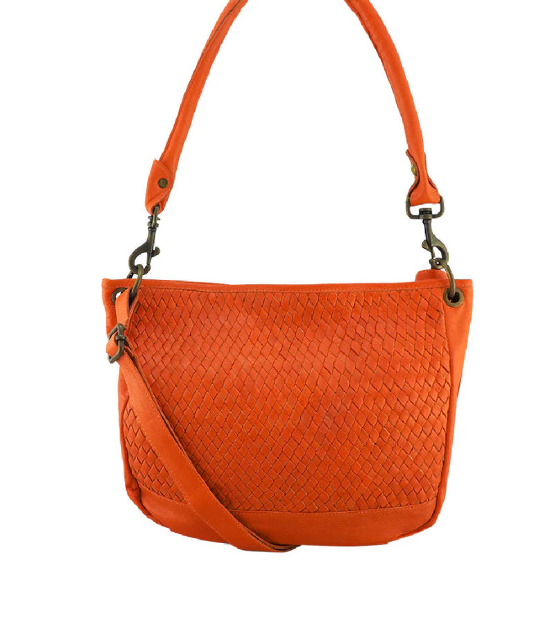 Cadelle Leather Jillie Crossbody | Mandarin