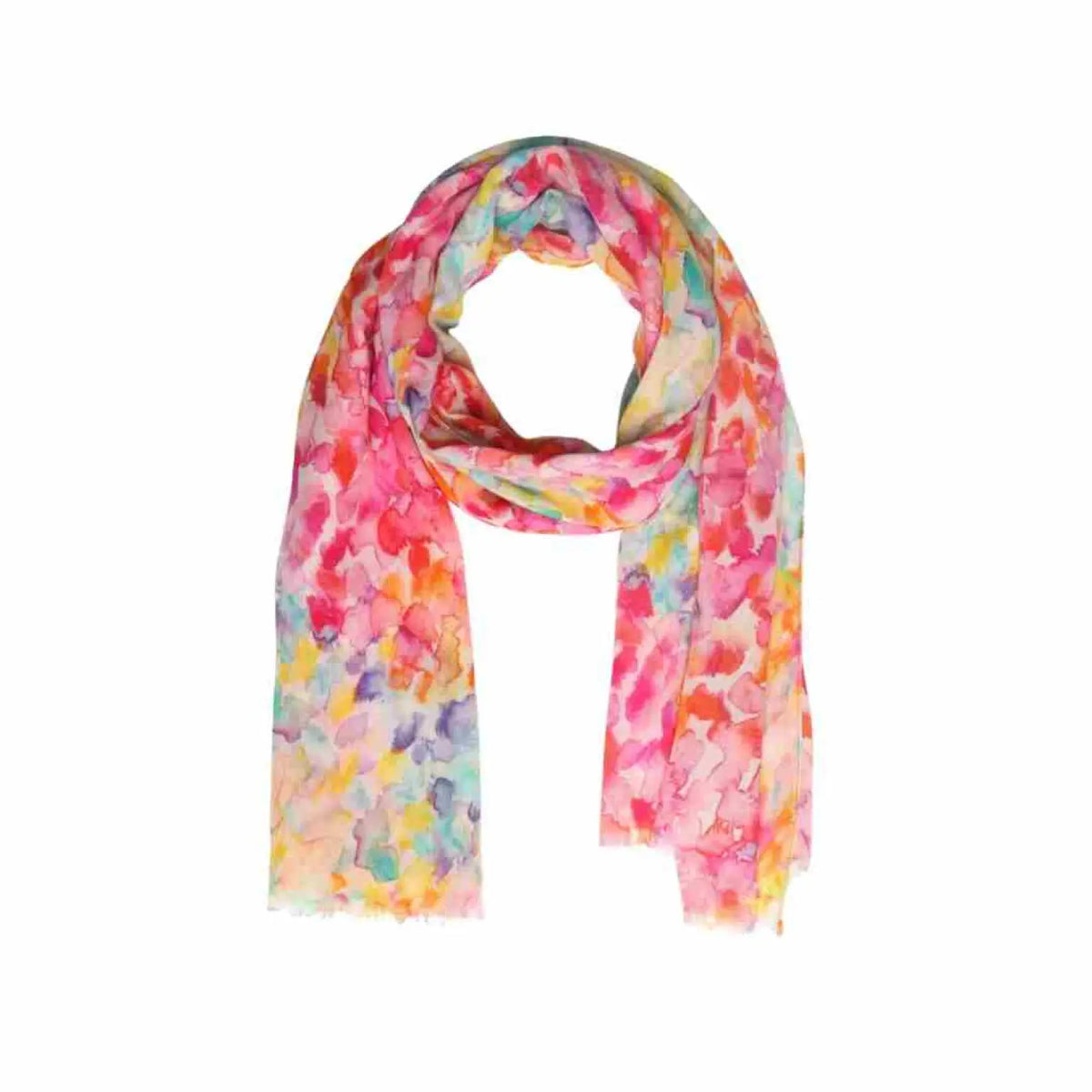 Wearable art scarf the silk collection pink watercolor dream – Lalka ...