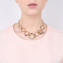 Load image into Gallery viewer, Franck Harval Inter-link ring necklace - Clarisse
