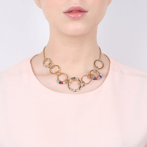 Franck Harval Inter-link ring necklace - Clarisse