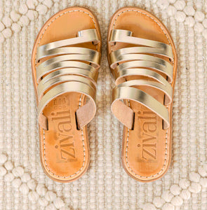 The Eleni sandals Gold