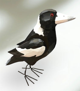Wooden magpie 26 cm