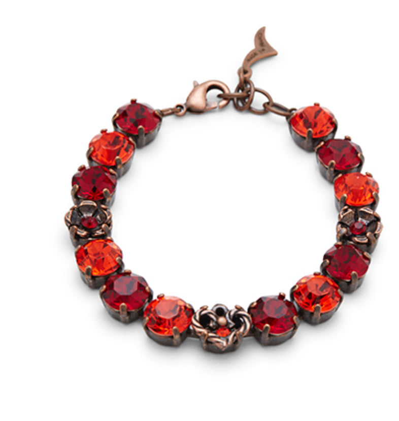 RUBY FRENCH SWAROVSKI BRACELET