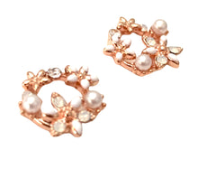 Load image into Gallery viewer, Tiger tree earrings pearl garden
