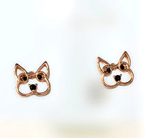 Load image into Gallery viewer, Tiger tree earrings doggy
