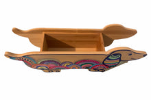 Load image into Gallery viewer, LP Bamboo dachshund  storage rainbow
