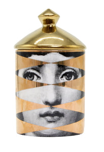 Fornasetti inspired candle mystique