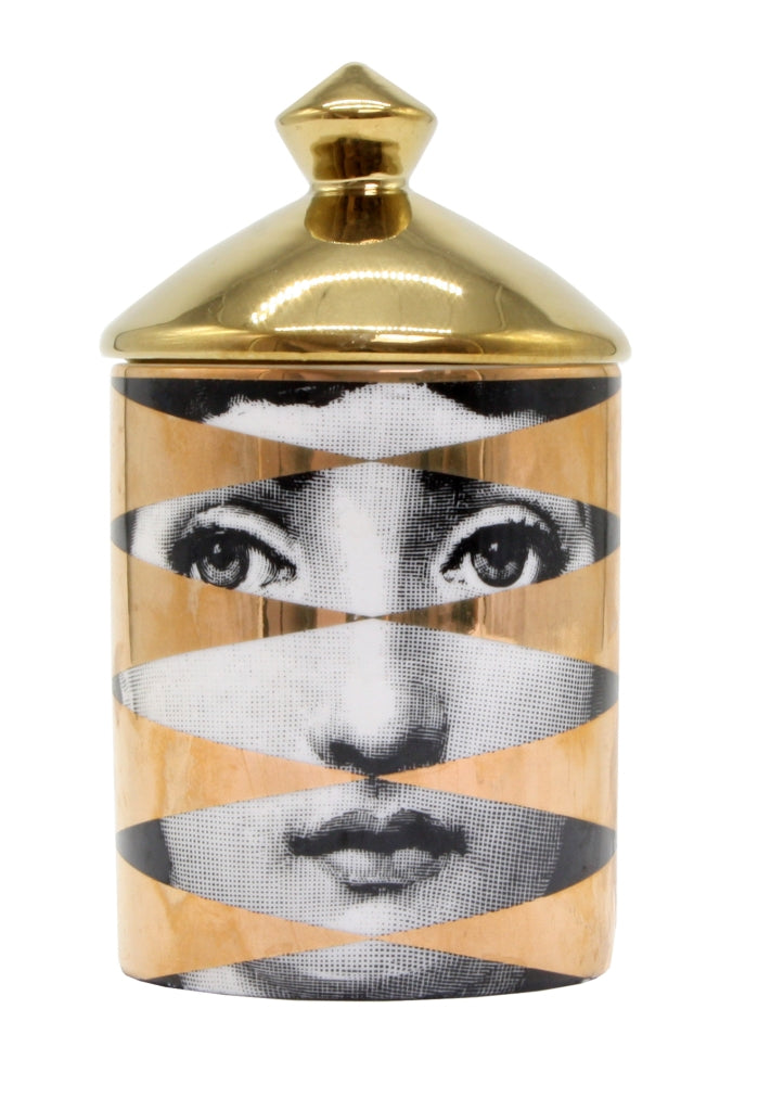 Fornasetti inspired candle mystique