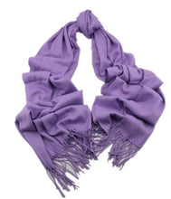 Load image into Gallery viewer, Cashmere luxurious scarf lavender
