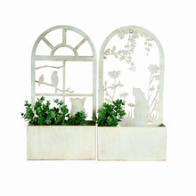 Load image into Gallery viewer, Set/2 Asst Laser-cut cat  Wall-Planters
