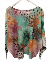 Load image into Gallery viewer, I Water Lilly leopard light weight knit made in Italy
