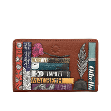 Load image into Gallery viewer, Ladies Small Zip Around Purse – Bookworm Shakespeare
