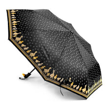 Load image into Gallery viewer, folding duck umbrellas black
