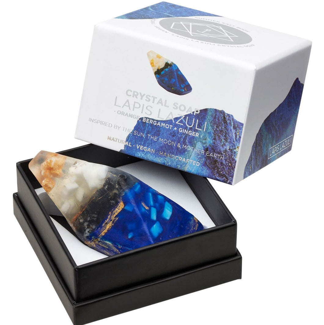 Lapis lazuli crystal Soap