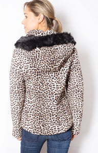 Leopard winter jacket