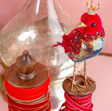 Load image into Gallery viewer, ROYAL SCARLET DECORATIVE BIRD
