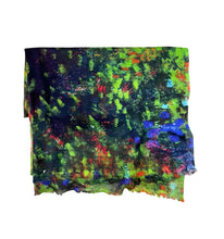 Load image into Gallery viewer, Wearable art scarf merino wool silk

