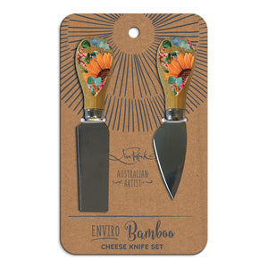 LP Cheese knifes sunflowers  design
