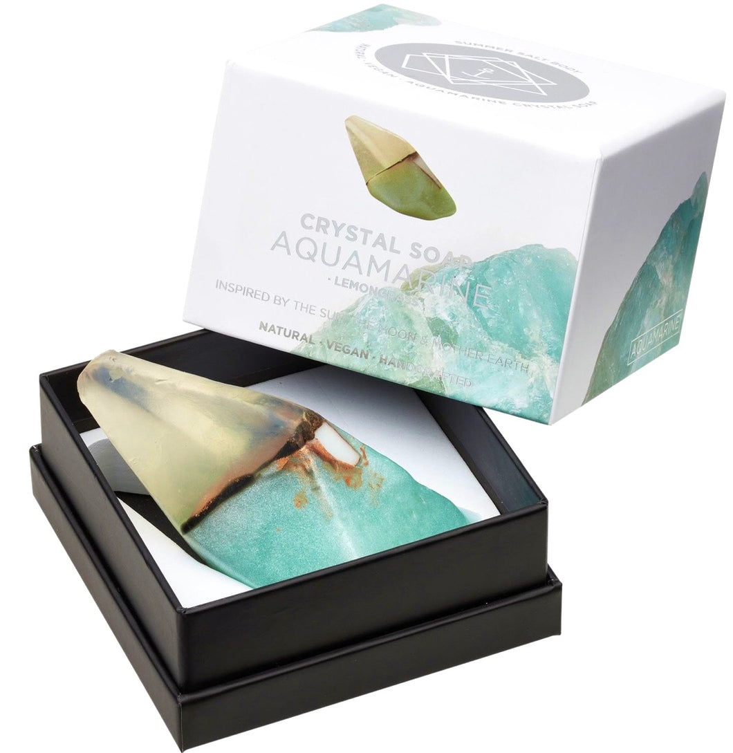 Aquamarine Crystal Soap