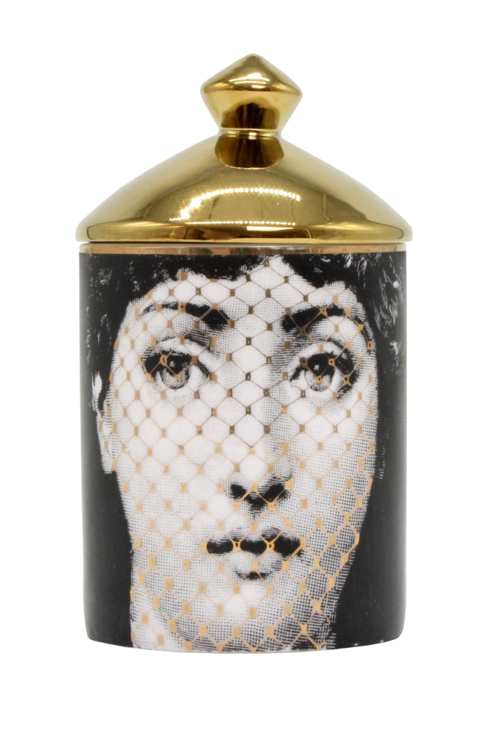 Fornasetti inspired candle romance