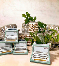 Load image into Gallery viewer, Allen vintage typewriter  planter
