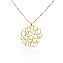 Load image into Gallery viewer, Squared square pendant necklace.

