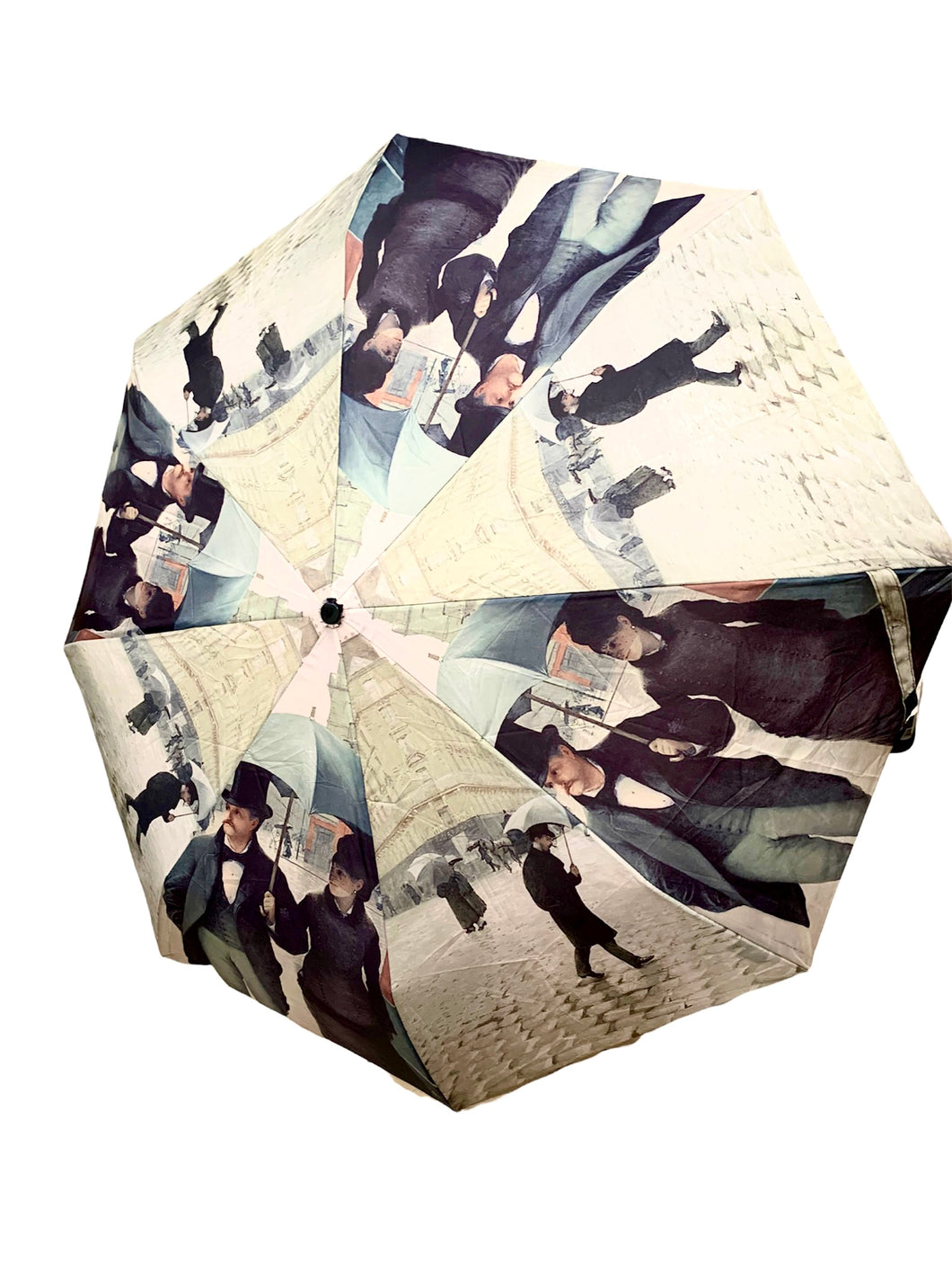 Galeria folding umbrellas rainy day