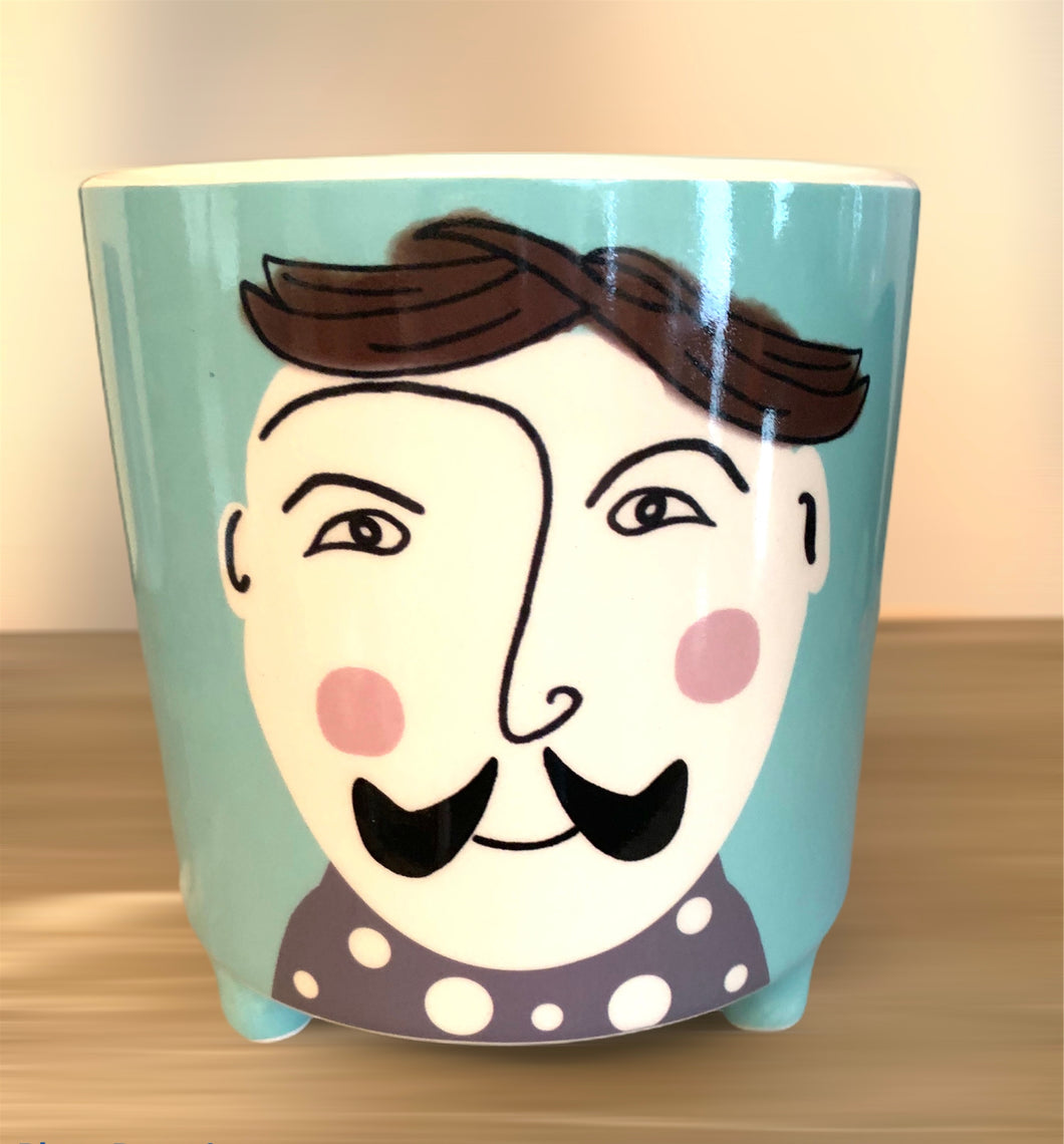 Funky face planter French man