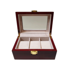 Load image into Gallery viewer, Mahogany style watch box

