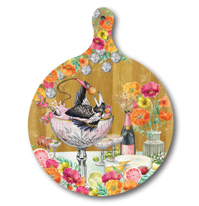 LP Bamboo cheese platter or decor Maggies song