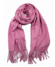 Load image into Gallery viewer, Cashmere luxurious scarf dusty pink
