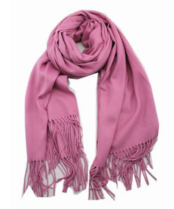 Cashmere luxurious scarf dusty pink