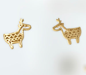 Tiger tree earrings reindeer earrings