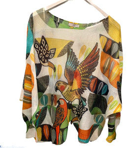 I Birds  light weight knit made in Italy