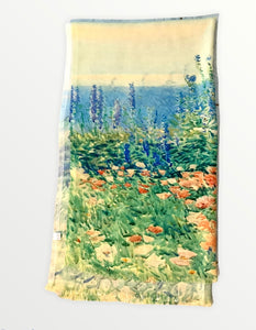 Art  cotton scarf summer field