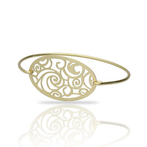 Starry night bangle gold plated