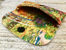 Load image into Gallery viewer, Velour glasses case Monet gardens

