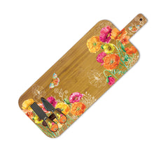 Load image into Gallery viewer, LP Bamboo serving platter bright poppies
