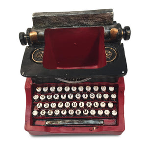 Vintage Typewriter Phone and Stationary Holder
