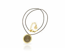 Load image into Gallery viewer, Casa  round gold pendant
